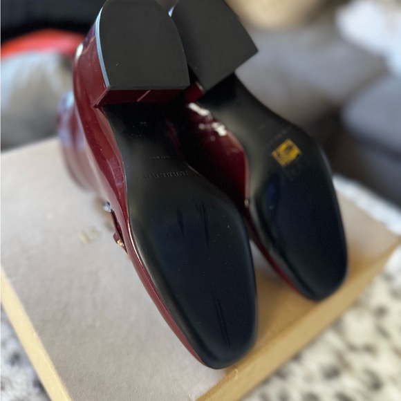 Burberry burgundy ankle boots - Picture 4 of 4